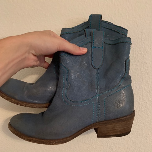 blue frye boots